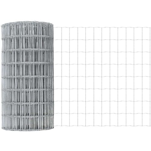 VidaXL Set vrtnih ograda Set od 2 Pocinčani čelik 10m x 0.8m Izdržljivo Slike