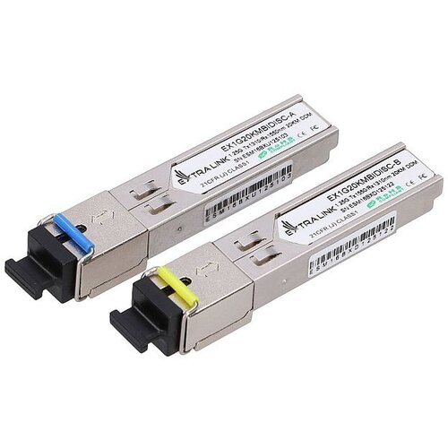 Extralink SFP 1.25G WDM BIDI 1310/1550NM 20KM DDM 2PCS SC Cene