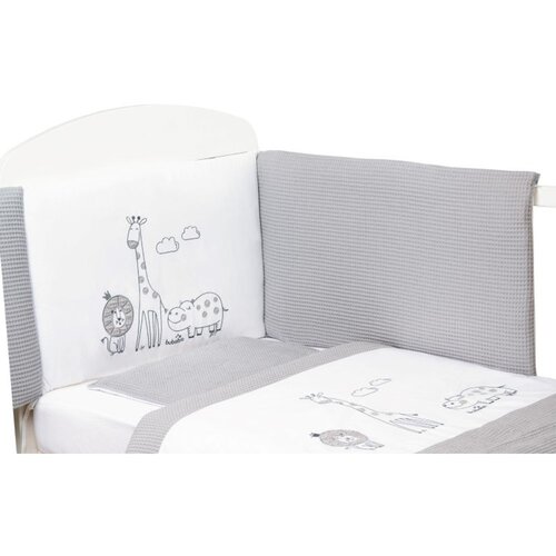 Bubaba posteljnina 6-delna Safari grey/white Cene