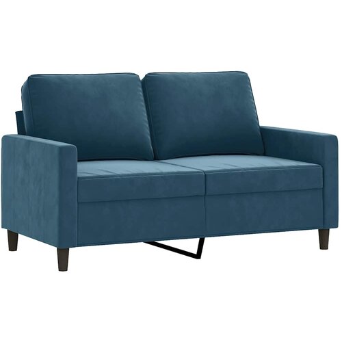  3-dijelni set sofa s jastucima plavi bar&amp;scaron;unasti Slike