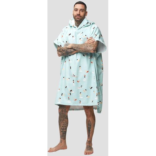 After Madrague Surf poncho light blue Slike