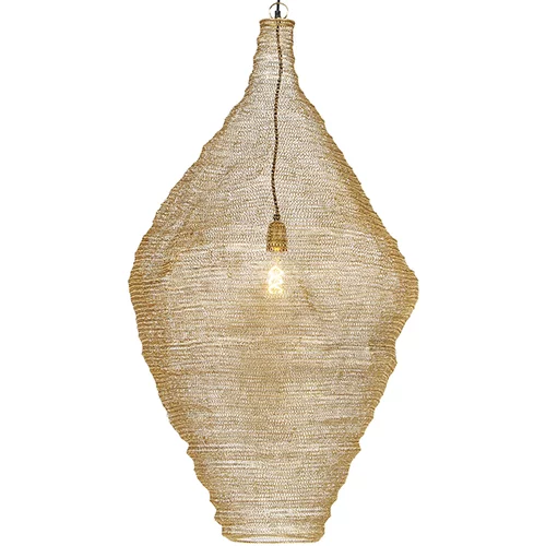 QAZQA Orientalska viseča svetilka zlata 60 cm - Nidum L.