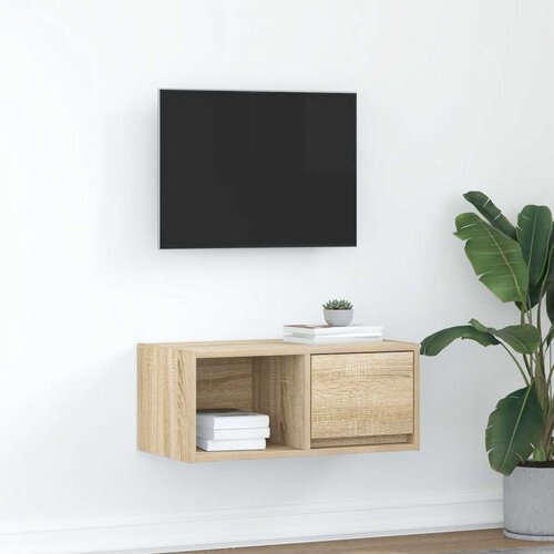 VidaXL TV omarica sonoma hrast 60x31x25,5 cm inženirski les Slike