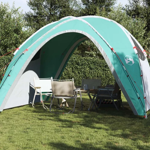 Šator za zabave zeleni 360 x 360 x 219 cm od tafta 190T