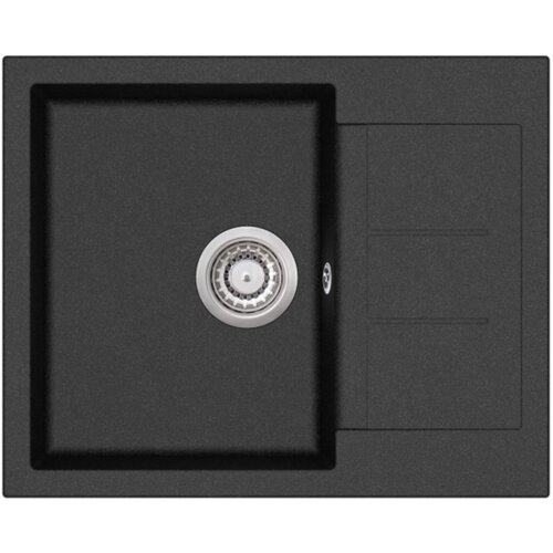  Sudoper Aquasanita TESA SQT102-W Black metallic Cene