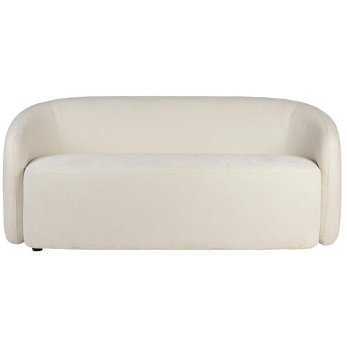White Label Kremno bela sedežna garnitura 181 cm Len – Cene