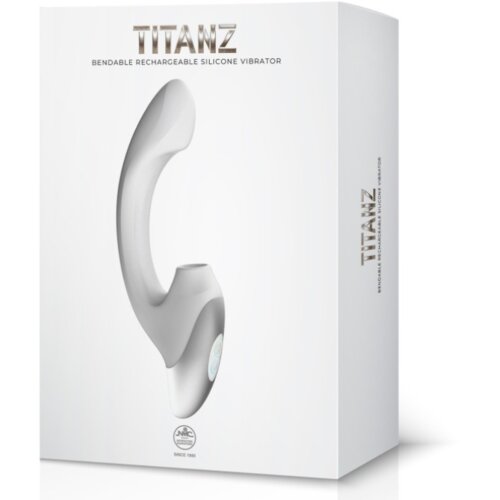 NMC Titanz Vibrator Rabbit Titanz 8 Ivory White Cene
