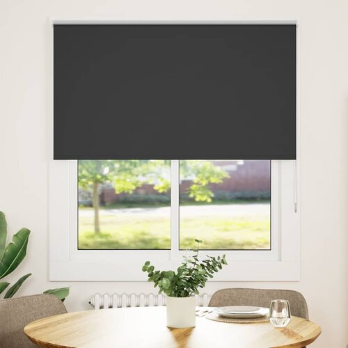 vidaXL Rolo zatemnjena črna 120x150cm tkanina širina 116,6cm poliester Cene