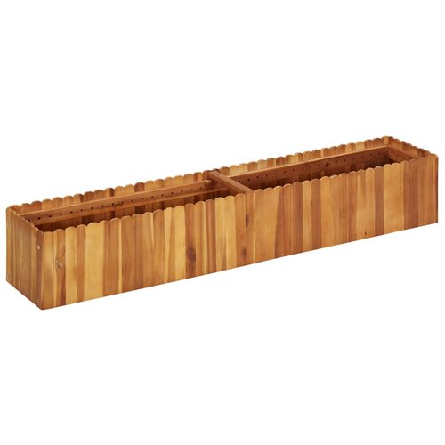 vidaXL Visoka greda 150x30x25 cm trden akacijev les Cene