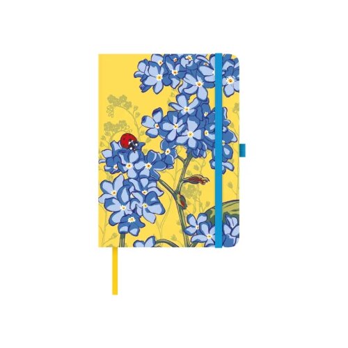Neumann Verlage Scetchbook Kat Menschik, Blumen, Yellow, 16x22 cm Slike