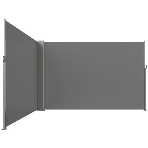  LUARO kutna bočna tenda za terasu, uvlačiva 180 x 620 cm, siva Slike