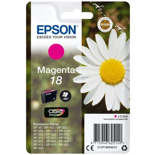 Epson Originalna črnilna kartu&amp;scaron;a 18 Magenta, (22112535) Slike
