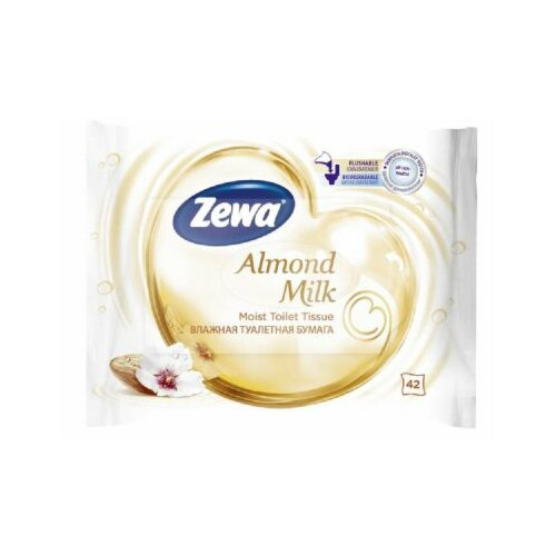 Zewa almond milk vlažni toalet papir 42 komada Slike