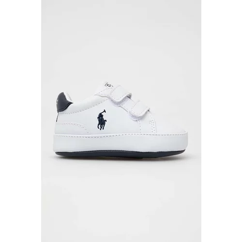Polo Ralph Lauren Čevlji za dojenčka bela barva