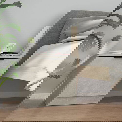 VidaXL noćni ormarić siva boja betona 40 x 39 x 40 cm Slike