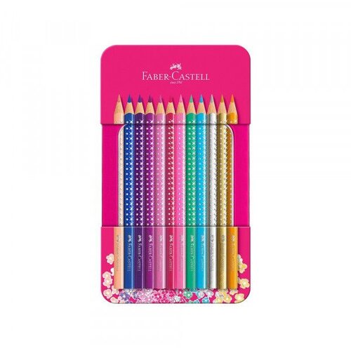 Faber-Castell bojice Sparkle - set 12 komada (Trokutne bojice) Slike