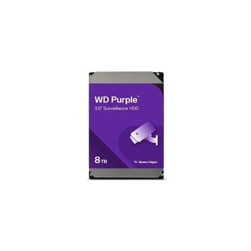 Western Digital HDD INT 8TB WD Purple&amp;acirc;&amp;bdquo;&amp;cent; Surveillance 3,5 SATA WD85PURZ Slike