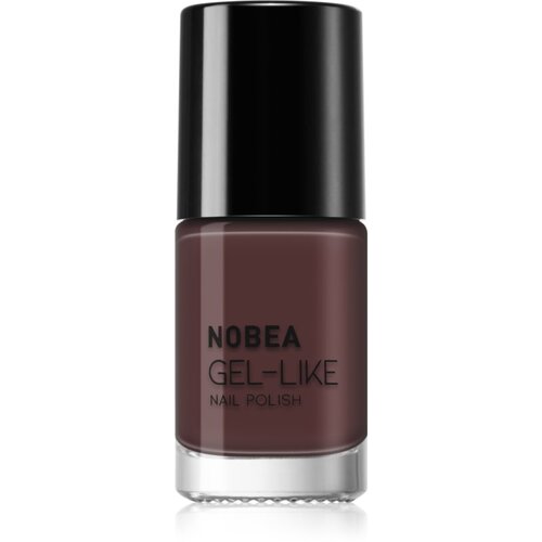 NOBEA Day-to-Day Gel-like Nail Polish lak za nohte z gel učinkom odtenek Chocolate Mocha 6 ml Slike