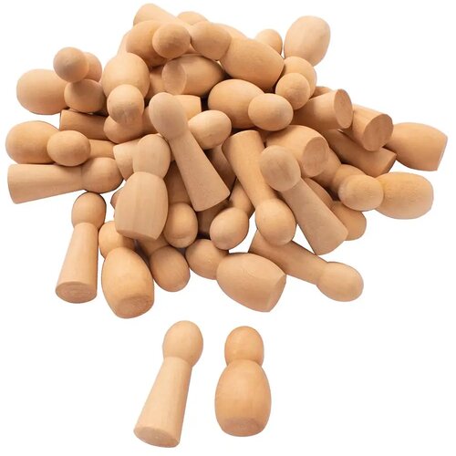 Playbox Prirodne drvene figure 40x47mm pakiranje od 50 komada Cene