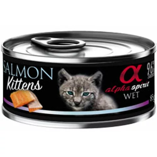 Alpha Spirit Alpha Snack Kitten Salmon, monoproteinska hrana za mačiće, losos, 85 g