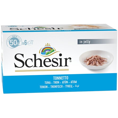 Schesir Small u želeu 6 x 50 g - Tuna Slike
