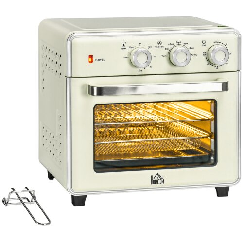 Nesta Mini pečica z ventilacijo 20 L, kremno bela, 1400 W, 7 v 1, komplet pekača, ko&scaron;ara za cvrtje, pladenj za drobtine, 1-urni časovnik, (5000493714) Cene