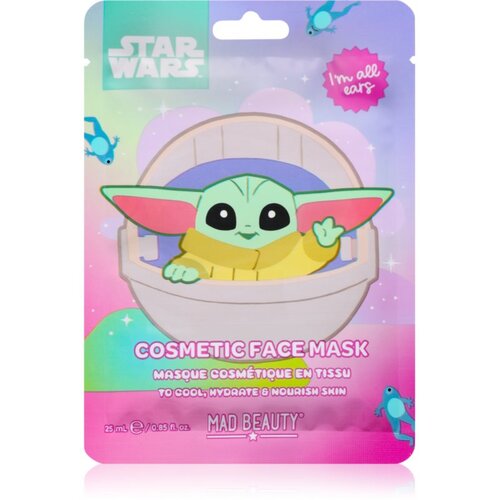 Mad Beauty Grogu Galaxy vlažilna tekstilna maska z osvežujočim učinkom 25 ml Slike