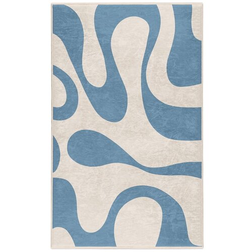 Mila Home Modra pralna preproga 120x180 cm Blue Latte – Cene