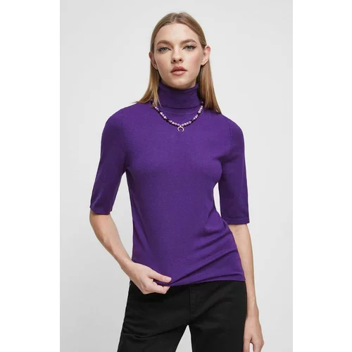 Medicine Kratka majica ženski, vijolična barva