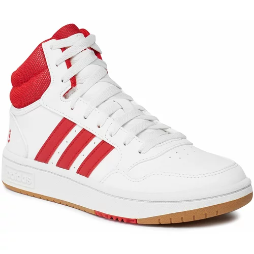 Adidas Čevlji Hoops 3.0 Mid Lifestyle Basketball Classic Vintage Shoes IG5569 Cwhite/Betsca/Gum4