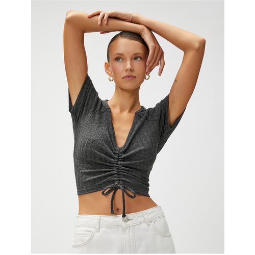 Koton T-Shirt - Black Slike