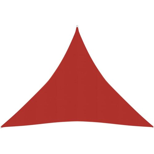  Senčno jadro 160 g/m&sup2; rdeče 4x4x4 m HDPE, (20703433) Cene