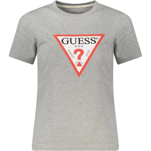 Guess Jeans SHORT SLEEVE T-SHIRT WOMEN GREY Slike