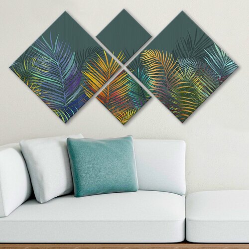 Wallity slika 4MDF1428526271, 60x115 cm, 4 dijela Cijene