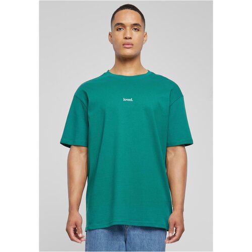 Merchcode Men's T-shirt Love Heavy Oversized - green Slike