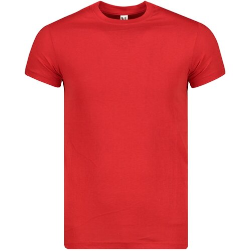 Edoti Muška obična majica S970 crvena | smeđa | crna Slike