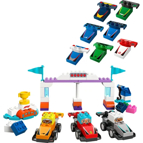 Lego DUPLO® - Trkaći automobili i vozači timova za F1® (10445)