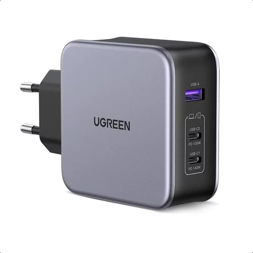 Ugreen Nexode 3 portni 140W USB-C polnilnik s PD 3.1 GaN