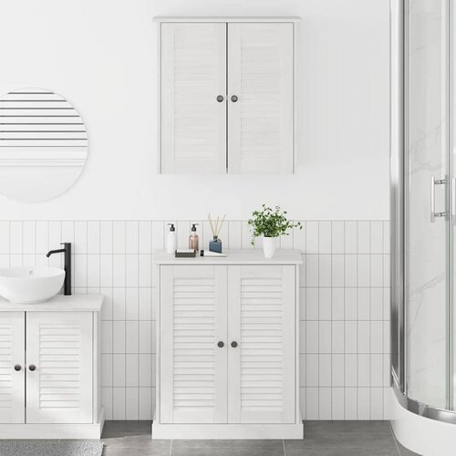  Set namje&scaron;taja za kupaonicu Zidne 2 pcs Bijela i antikna bijela Cijene