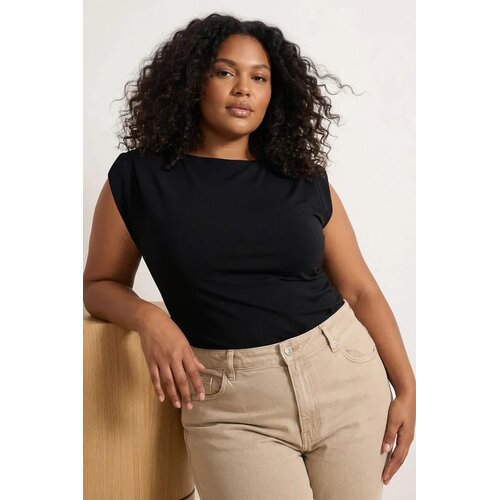 Trendyol ženska bluza Tbbss26Af00081, crna Cene