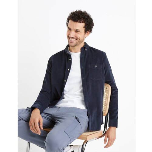 Celio Shirt Velour Carduroys - Men Cene