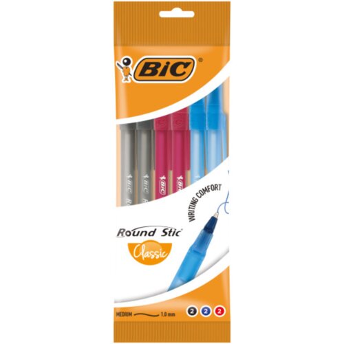 Bic Hemijska olovka round stick 6kom Cene