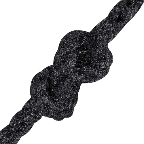  Uže od jute 8 mm Crna 100% Juta Tossa - 8 mm 50 m Crna Cijene