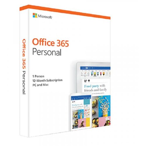 Microsoft Office 365 Personal English Sub 1YR Central/Eastern Euro Only Mdls P6 QQ2-01030 poslovni softver Slike