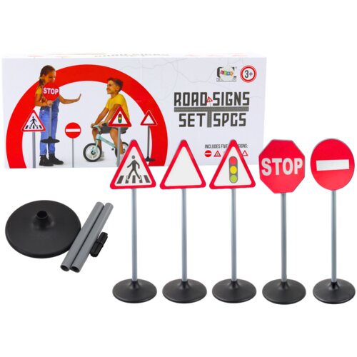 Lean sport Educational Road Signs Warning Set 5 Pcs 70cm Cijene