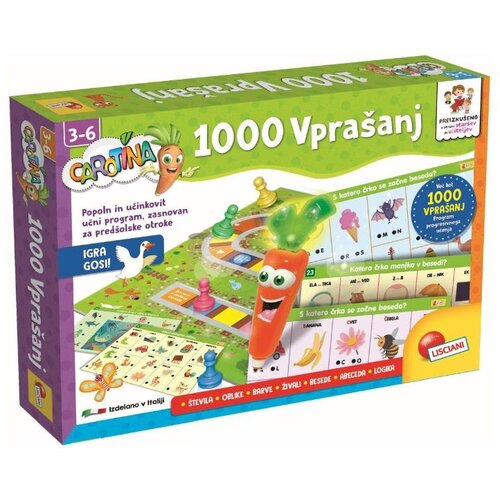  Družabna igra Lisciani 1000 vprašanj Cene