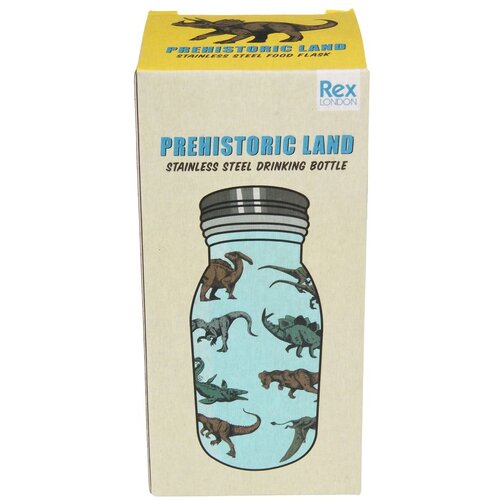 Rex London Svetlo modra otro&amp;scaron;ka steklenička za vodo iz nerjavečega jekla 250 ml Prehistoric Land &amp;ndash; Slike