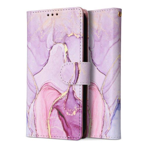  Onasi preklopna torbica Wallet denarnica Fancy Diary Marmor Samsung Galaxy A34 - vijola Cene