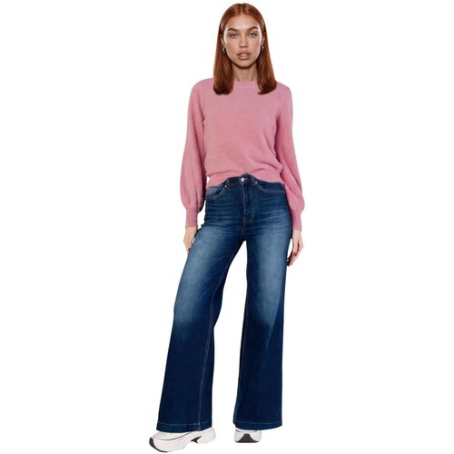I AM Kavbojke bootcut PANT. DENIM MOD PALAZZO VERONICA Modra Slike