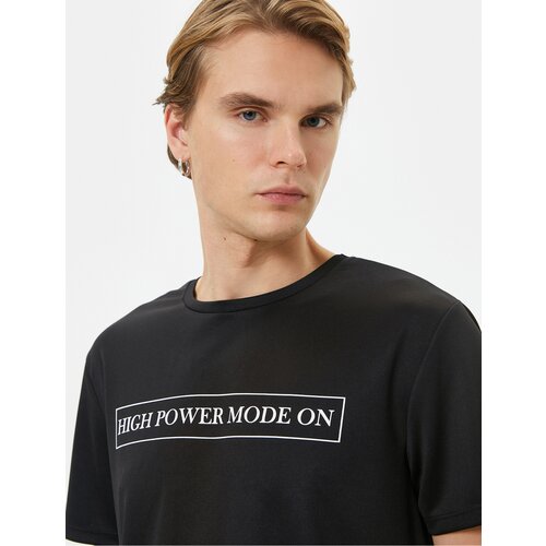 Koton Sports T-Shirt Motto Printed Crew Neck Short Sleeve Slike